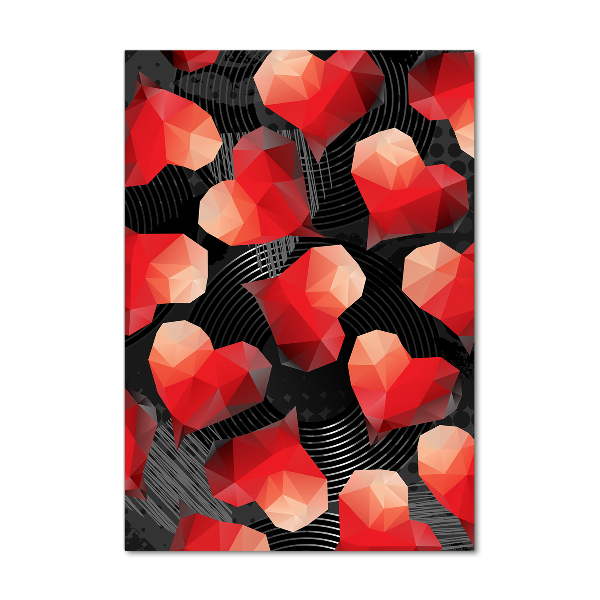 Staand foto plexiglas Geometrische harten