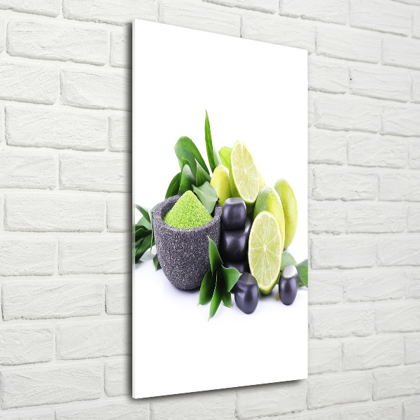 Staand foto op plexiglas Citrusvruchten en stenen