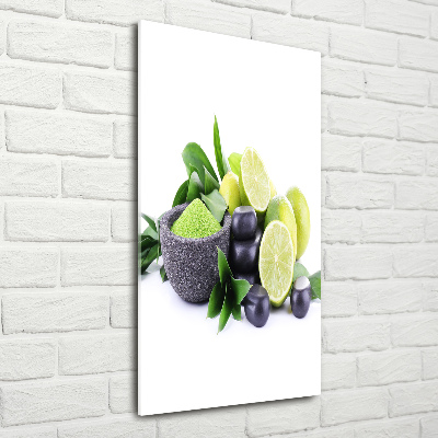 Staand foto op plexiglas Citrusvruchten en stenen