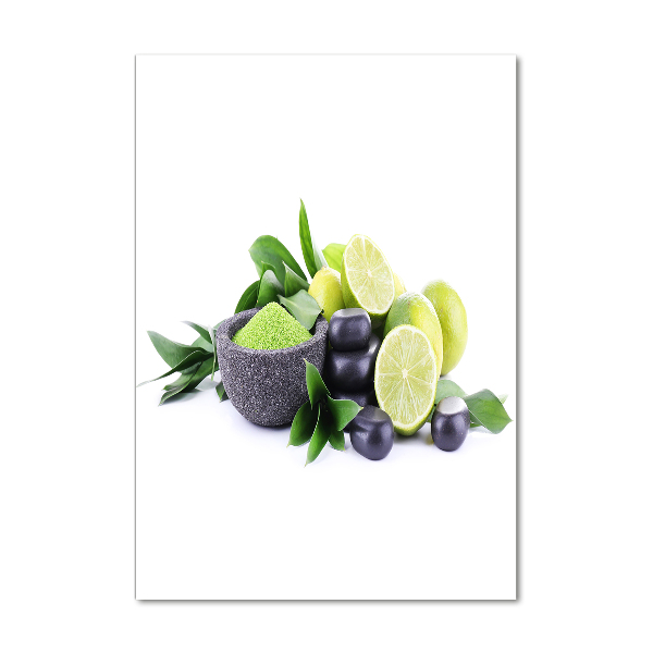 Staand foto op plexiglas Citrusvruchten en stenen