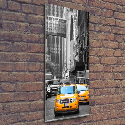 Staand plexiglas foto New Yorkse taxi's
