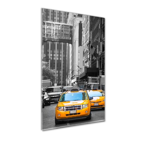 Staand plexiglas foto New Yorkse taxi's