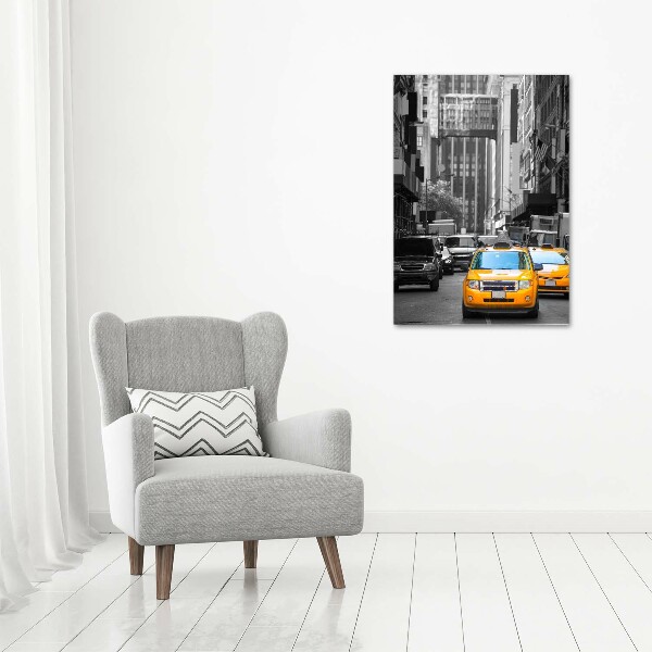 Staand plexiglas foto New Yorkse taxi's