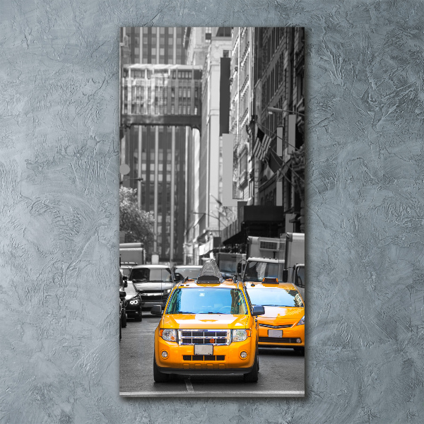 Staand plexiglas foto New Yorkse taxi's