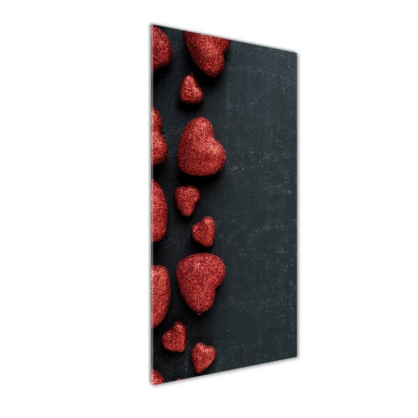 Staand foto plexiglas Harten op het bord