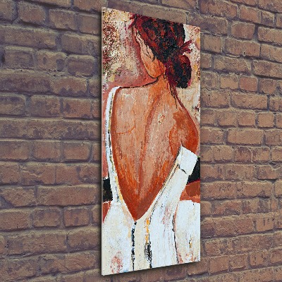 Staand foto op plexiglas Vrouw