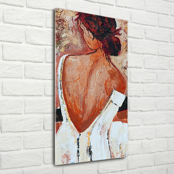 Staand foto op plexiglas Vrouw