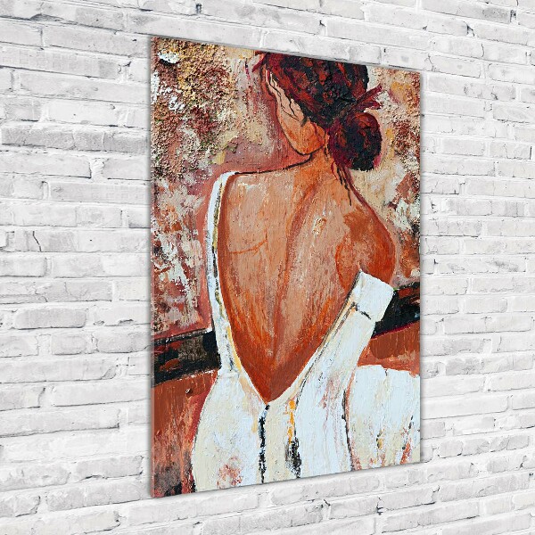 Staand foto op plexiglas Vrouw