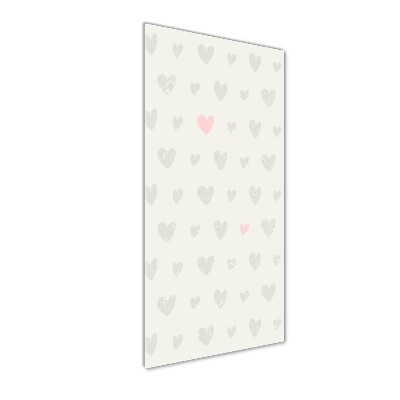 Staand foto op plexiglas Achtergrond met hartjes