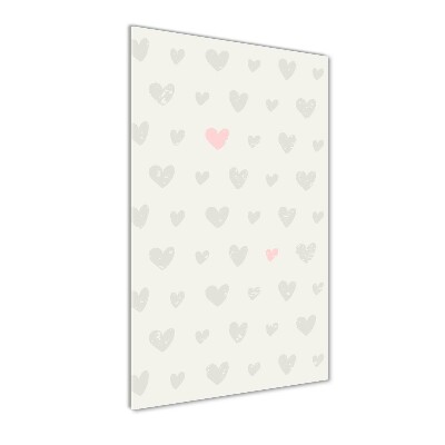Staand foto op plexiglas Achtergrond met hartjes