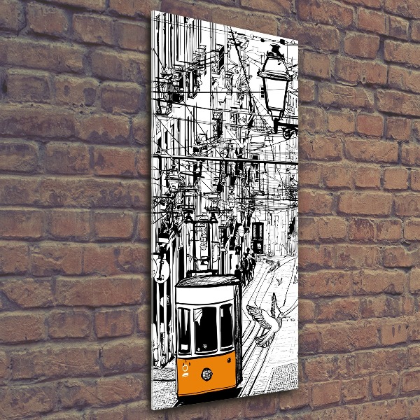 Staand plexiglas foto Lissabonse tram