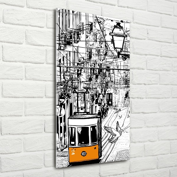 Staand plexiglas foto Lissabonse tram