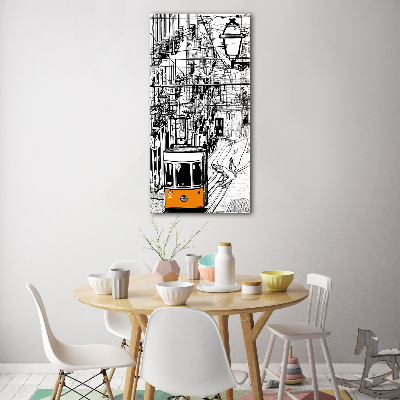 Staand plexiglas foto Lissabonse tram