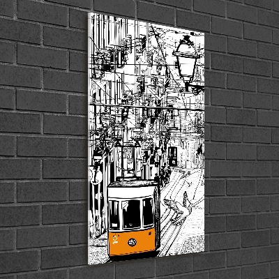 Staand plexiglas foto Lissabonse tram