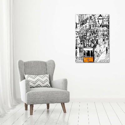 Staand plexiglas foto Lissabonse tram