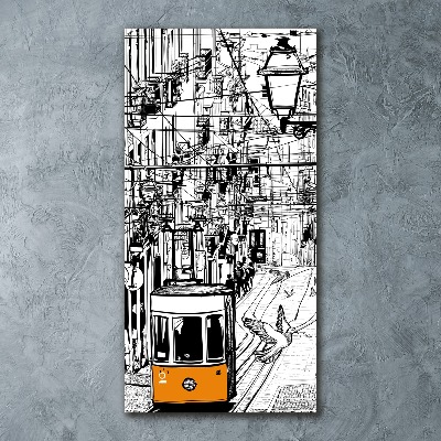 Staand plexiglas foto Lissabonse tram