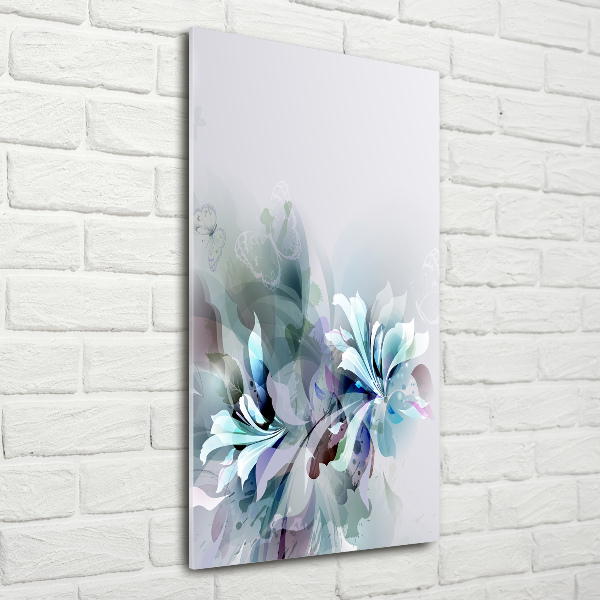 Staand foto op plexiglas Abstracte bloemen
