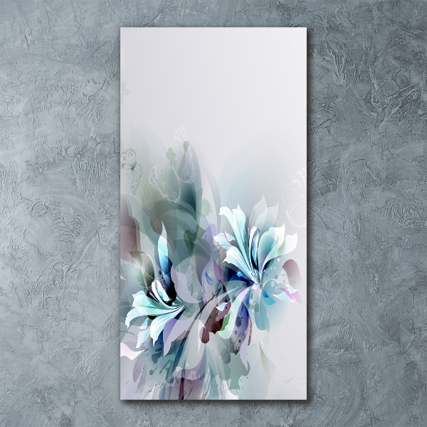 Staand foto op plexiglas Abstracte bloemen