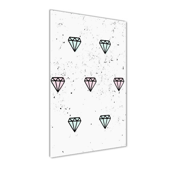 Staand foto plexiglas Diamanten