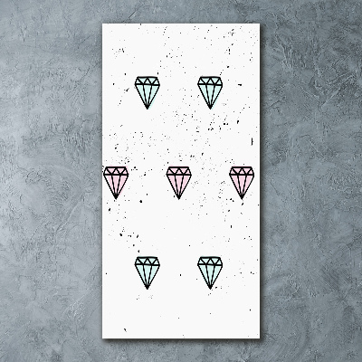 Staand foto plexiglas Diamanten