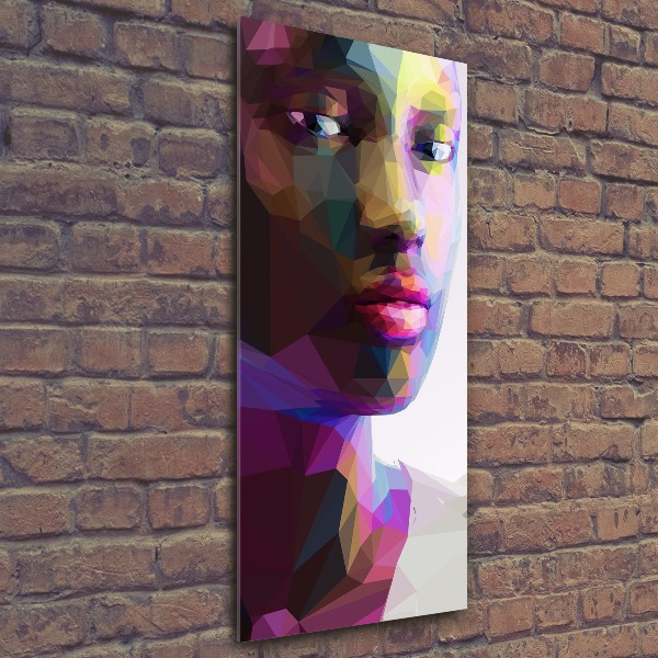 Staand foto in plexiglas Abstracte vrouw