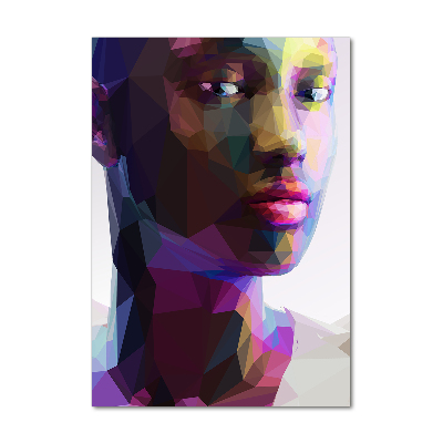 Staand foto in plexiglas Abstracte vrouw