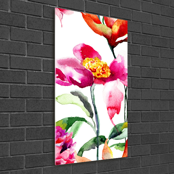 Staand foto plexiglas Wilde bloemen