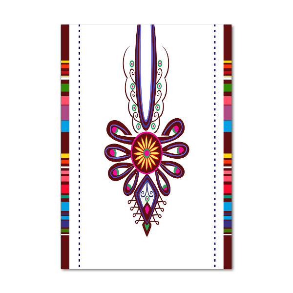 Staand plexiglas foto Pools volkspatroon