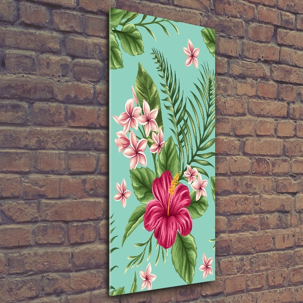 Staand foto op plexiglas Hawaiiaanse bloemen