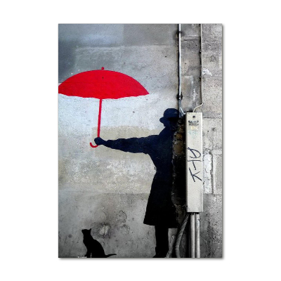 Staand plexiglas foto Muurschildering