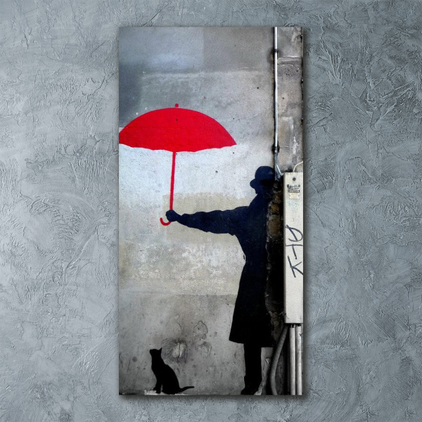 Staand plexiglas foto Muurschildering