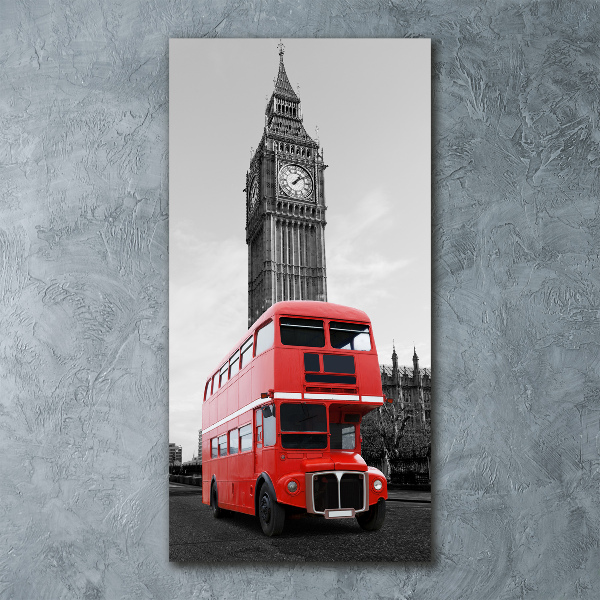 Staand plexiglas foto Londense bus