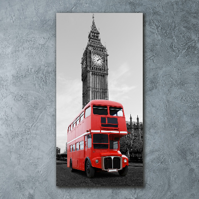 Staand plexiglas foto Londense bus