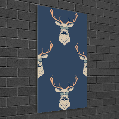 Staand plexiglas foto Hipster hert