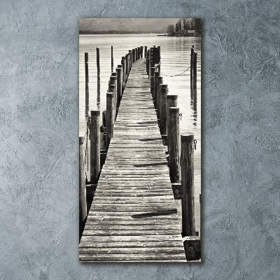 Staand plexiglas foto Houten steiger