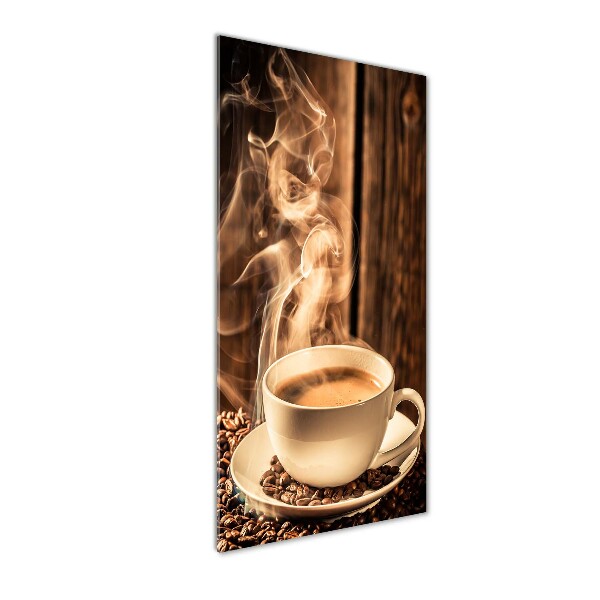 Staand plexiglas foto Aromatische koffie