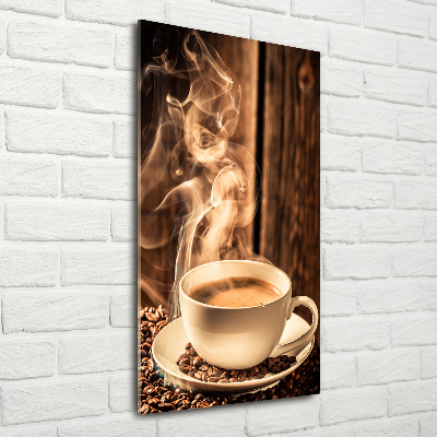 Staand plexiglas foto Aromatische koffie