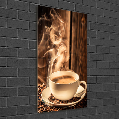 Staand plexiglas foto Aromatische koffie