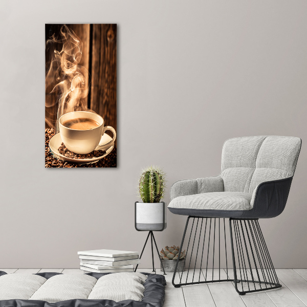 Staand plexiglas foto Aromatische koffie