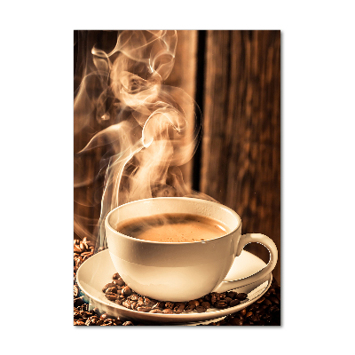 Staand plexiglas foto Aromatische koffie