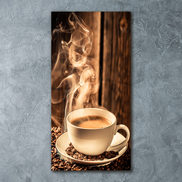 Staand plexiglas foto Aromatische koffie