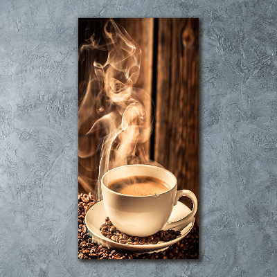 Staand plexiglas foto Aromatische koffie