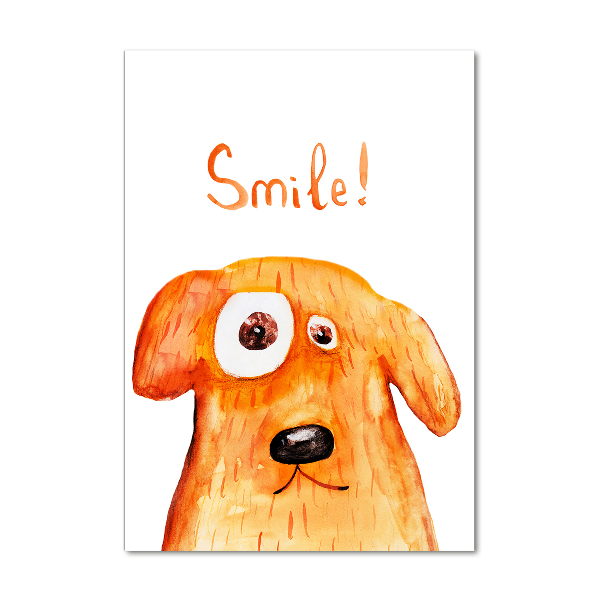 Staand foto plexiglas Hond