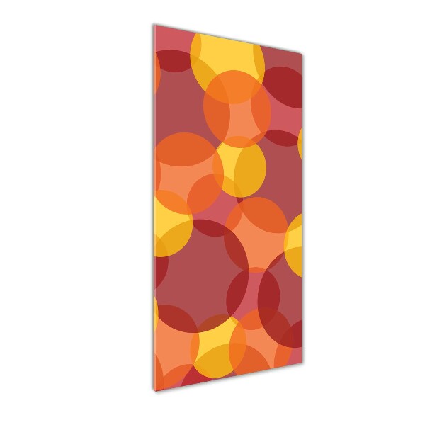 Staand foto in plexiglas Kleurrijke cirkels