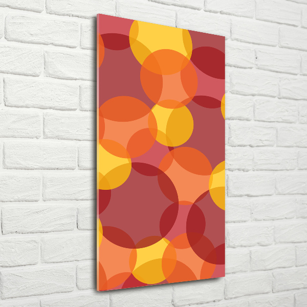 Staand foto in plexiglas Kleurrijke cirkels