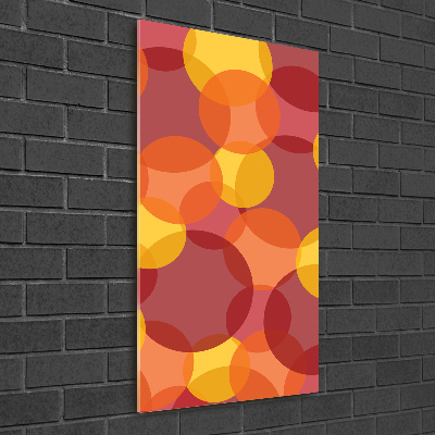 Staand foto in plexiglas Kleurrijke cirkels