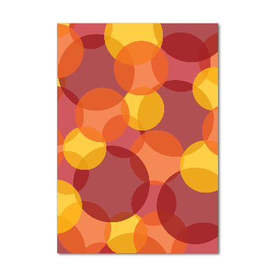 Staand foto in plexiglas Kleurrijke cirkels