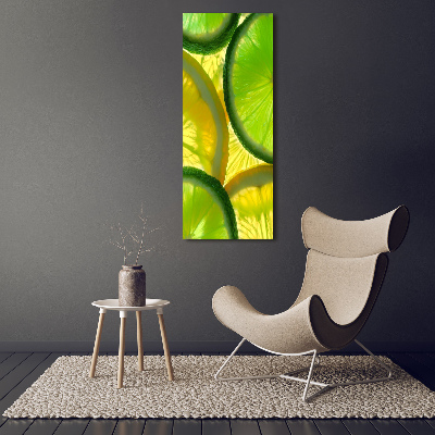 Staand foto plexiglas Limoen en citroen