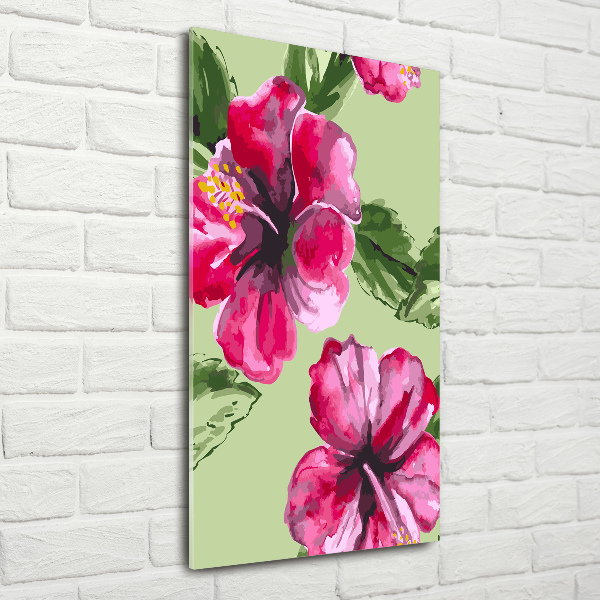Staand plexiglas foto Hawaiiaanse bloemen