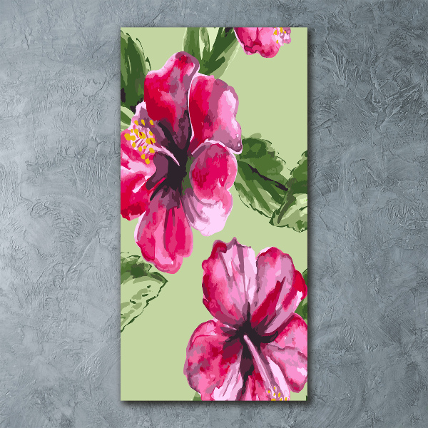Staand plexiglas foto Hawaiiaanse bloemen